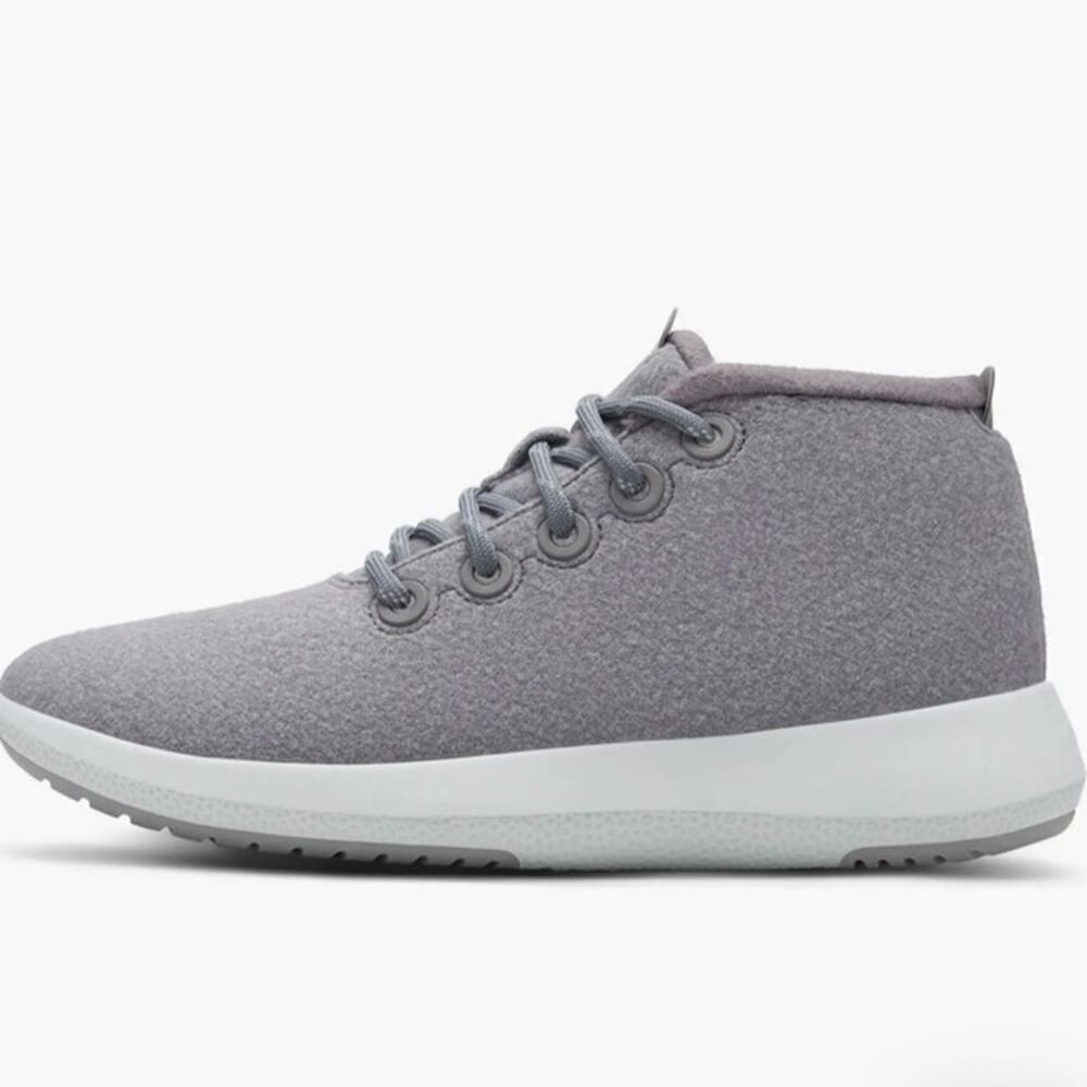 ALLBIRDS Wool Runner-Up Mizzle Medium Grey Sneakers Shoes - Women’s Sz 9